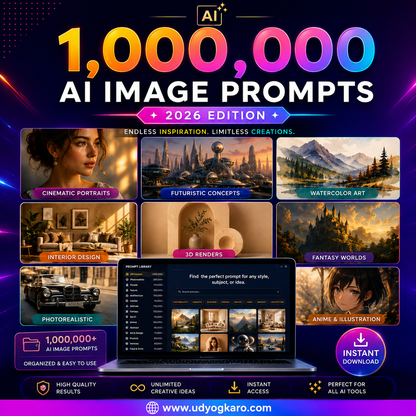 1,000,000 AI Prompts Bundle + 150,000 ChatGPT Prompts