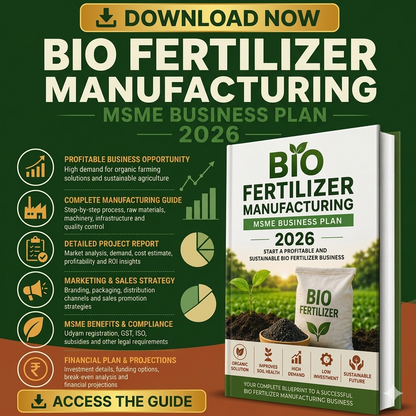 BIO FERTILIZER MANUFACTURING MSME BUSINESS PLAN