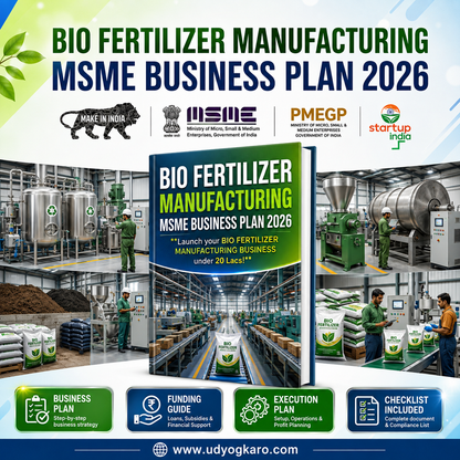 BIO FERTILIZER MANUFACTURING MSME BUSINESS PLAN