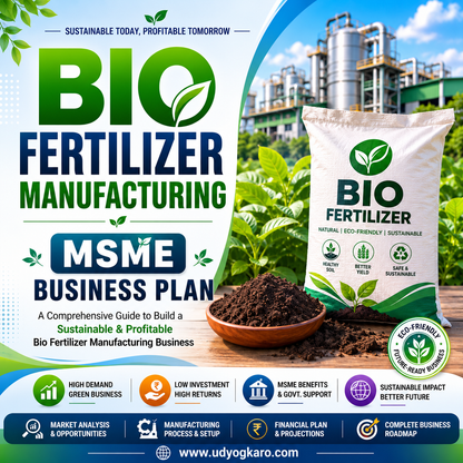 BIO FERTILIZER MANUFACTURING MSME BUSINESS PLAN