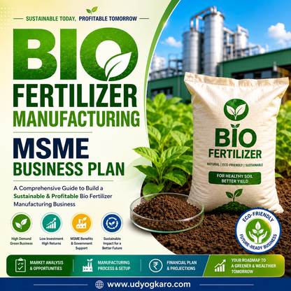 BIO FERTILIZER MANUFACTURING MSME BUSINESS PLAN